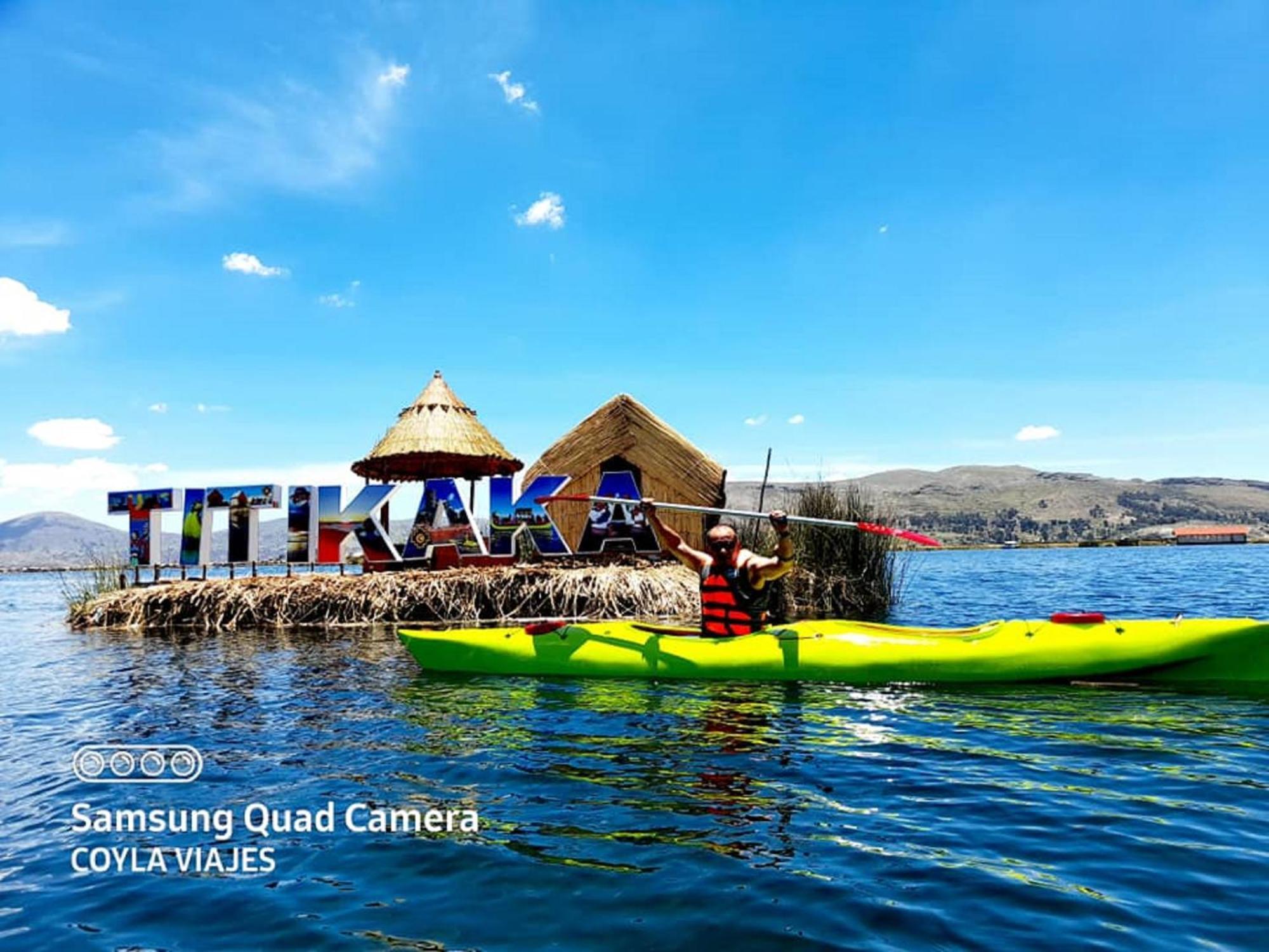 Отель Uros Aruma-Uro On Uros Floating Islands Пуно Экстерьер фото